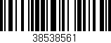 Código de barras (EAN, GTIN, SKU, ISBN): '38538561'