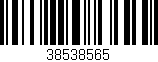 Código de barras (EAN, GTIN, SKU, ISBN): '38538565'