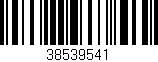 Código de barras (EAN, GTIN, SKU, ISBN): '38539541'
