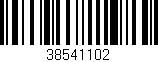 Código de barras (EAN, GTIN, SKU, ISBN): '38541102'