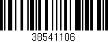 Código de barras (EAN, GTIN, SKU, ISBN): '38541106'