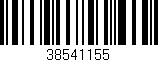 Código de barras (EAN, GTIN, SKU, ISBN): '38541155'