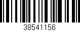 Código de barras (EAN, GTIN, SKU, ISBN): '38541156'
