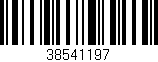 Código de barras (EAN, GTIN, SKU, ISBN): '38541197'