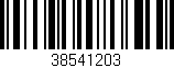 Código de barras (EAN, GTIN, SKU, ISBN): '38541203'