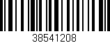 Código de barras (EAN, GTIN, SKU, ISBN): '38541208'