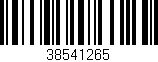 Código de barras (EAN, GTIN, SKU, ISBN): '38541265'