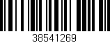 Código de barras (EAN, GTIN, SKU, ISBN): '38541269'