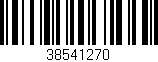 Código de barras (EAN, GTIN, SKU, ISBN): '38541270'