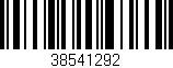 Código de barras (EAN, GTIN, SKU, ISBN): '38541292'