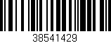 Código de barras (EAN, GTIN, SKU, ISBN): '38541429'