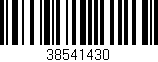 Código de barras (EAN, GTIN, SKU, ISBN): '38541430'