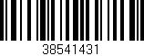 Código de barras (EAN, GTIN, SKU, ISBN): '38541431'