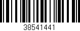 Código de barras (EAN, GTIN, SKU, ISBN): '38541441'