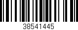 Código de barras (EAN, GTIN, SKU, ISBN): '38541445'