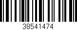 Código de barras (EAN, GTIN, SKU, ISBN): '38541474'