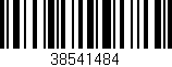 Código de barras (EAN, GTIN, SKU, ISBN): '38541484'