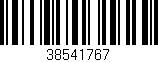Código de barras (EAN, GTIN, SKU, ISBN): '38541767'