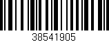 Código de barras (EAN, GTIN, SKU, ISBN): '38541905'