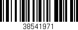 Código de barras (EAN, GTIN, SKU, ISBN): '38541971'
