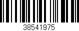 Código de barras (EAN, GTIN, SKU, ISBN): '38541975'