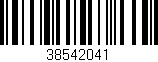 Código de barras (EAN, GTIN, SKU, ISBN): '38542041'