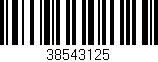 Código de barras (EAN, GTIN, SKU, ISBN): '38543125'