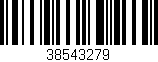 Código de barras (EAN, GTIN, SKU, ISBN): '38543279'