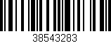 Código de barras (EAN, GTIN, SKU, ISBN): '38543283'