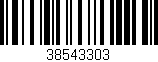 Código de barras (EAN, GTIN, SKU, ISBN): '38543303'