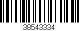 Código de barras (EAN, GTIN, SKU, ISBN): '38543334'
