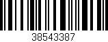 Código de barras (EAN, GTIN, SKU, ISBN): '38543387'