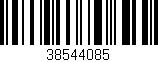 Código de barras (EAN, GTIN, SKU, ISBN): '38544085'