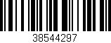 Código de barras (EAN, GTIN, SKU, ISBN): '38544297'