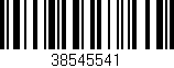 Código de barras (EAN, GTIN, SKU, ISBN): '38545541'