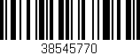 Código de barras (EAN, GTIN, SKU, ISBN): '38545770'