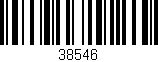 Código de barras (EAN, GTIN, SKU, ISBN): '38546'