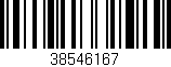 Código de barras (EAN, GTIN, SKU, ISBN): '38546167'