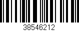 Código de barras (EAN, GTIN, SKU, ISBN): '38546212'