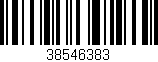 Código de barras (EAN, GTIN, SKU, ISBN): '38546383'