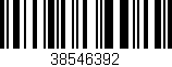 Código de barras (EAN, GTIN, SKU, ISBN): '38546392'