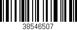 Código de barras (EAN, GTIN, SKU, ISBN): '38546507'