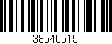 Código de barras (EAN, GTIN, SKU, ISBN): '38546515'