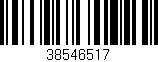 Código de barras (EAN, GTIN, SKU, ISBN): '38546517'