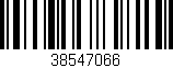 Código de barras (EAN, GTIN, SKU, ISBN): '38547066'