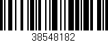 Código de barras (EAN, GTIN, SKU, ISBN): '38548182'