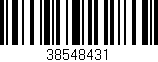 Código de barras (EAN, GTIN, SKU, ISBN): '38548431'