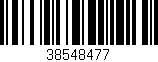 Código de barras (EAN, GTIN, SKU, ISBN): '38548477'