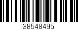 Código de barras (EAN, GTIN, SKU, ISBN): '38548495'