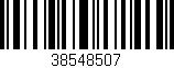 Código de barras (EAN, GTIN, SKU, ISBN): '38548507'
